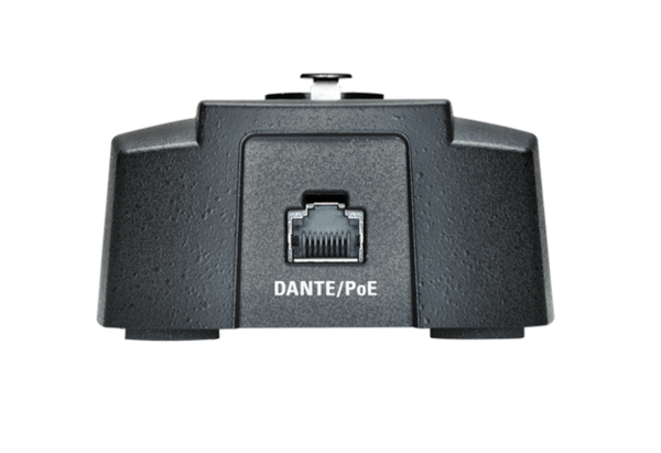 MIC DESK STAND WITH DANTE NETWORK OUTPUT, SUPPORT FOR DANTE DOMAIN MANAGER AND DANTE AES67 MODE